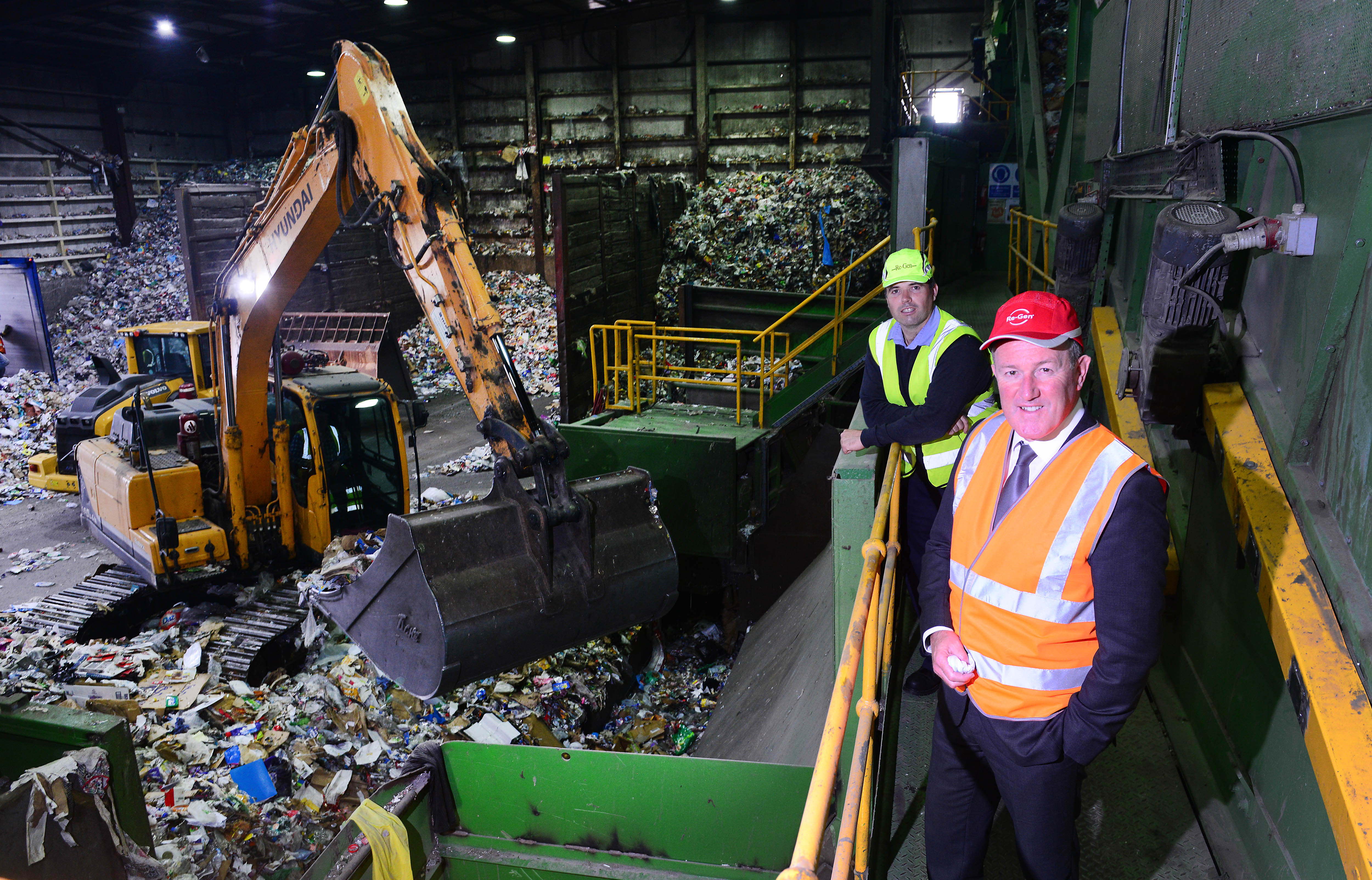 Re-Gen Waste welcomes Finance Minister to Newry plant