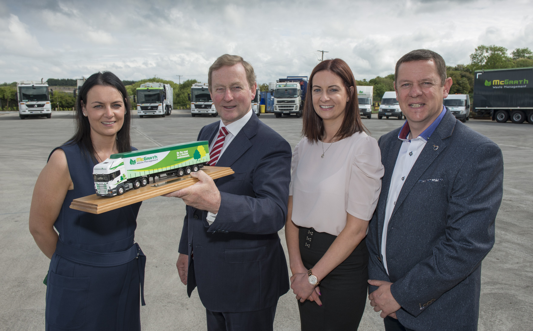 McGrath Waste welcomes Enda Kenny to official launch of €2.5million Mayo facility