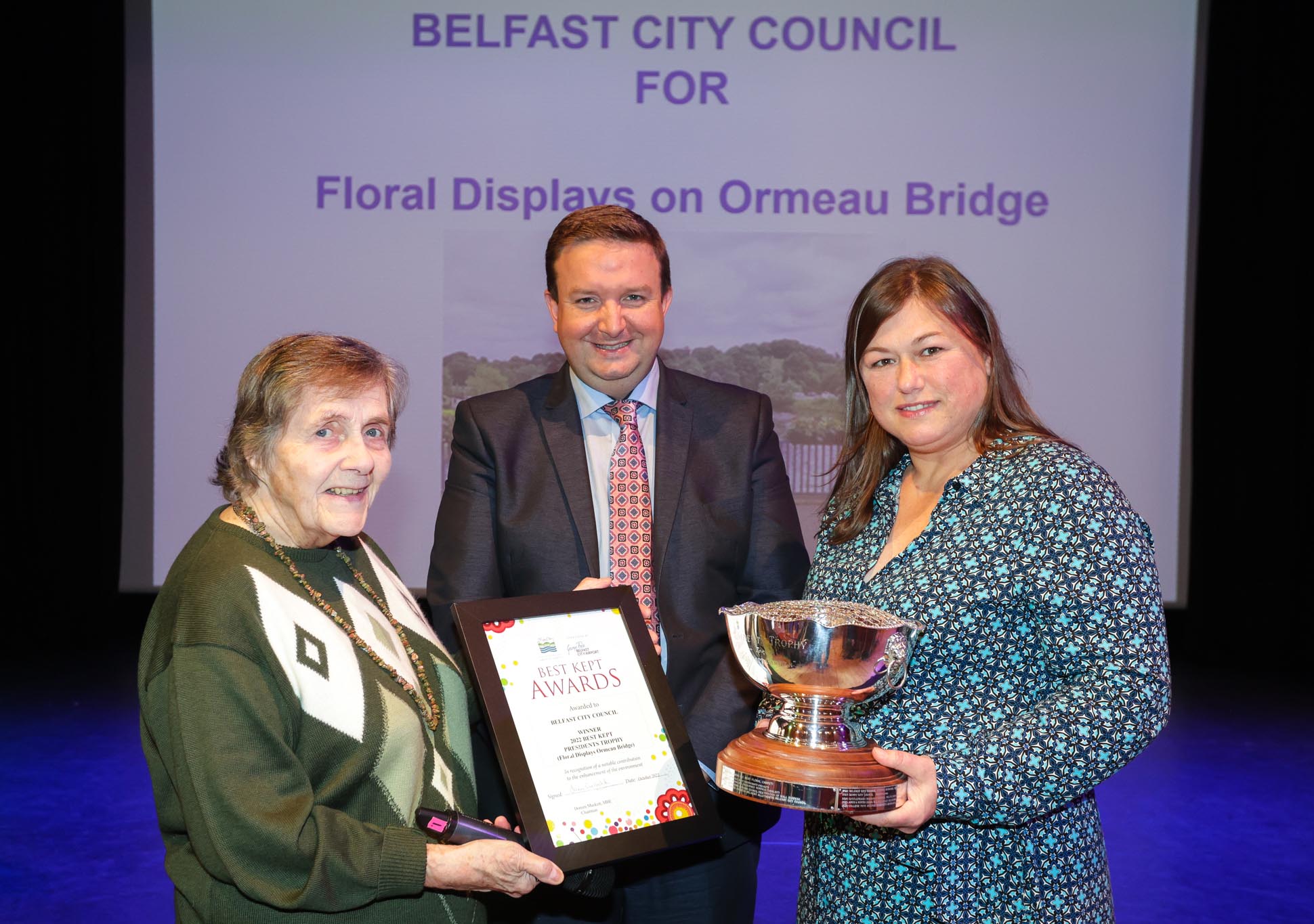 Belfast City Council receives 2022 Best Kept Awards President's Trophy