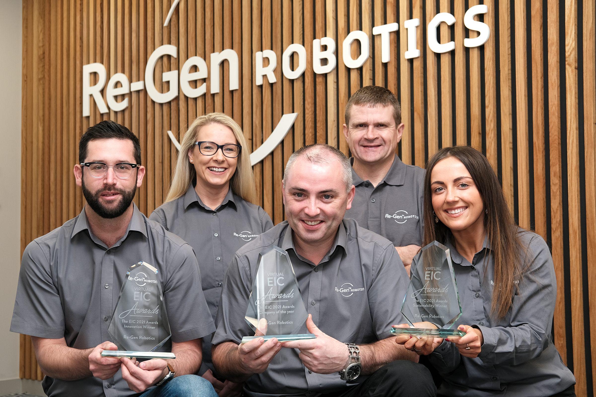 Re-Gen Robotics picks up hat trick of EIC Awards