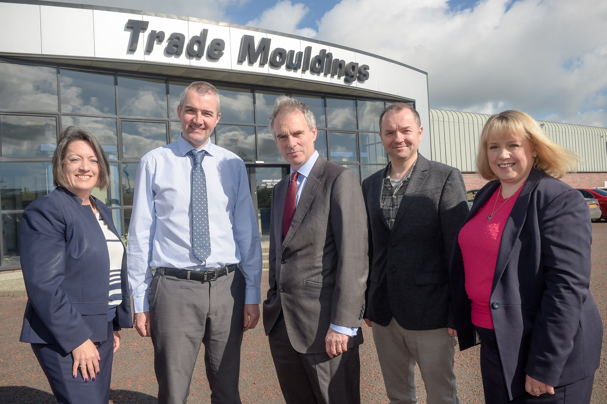 BoE Deputy Governor visits Trade Mouldings to discuss the state of NI Economy