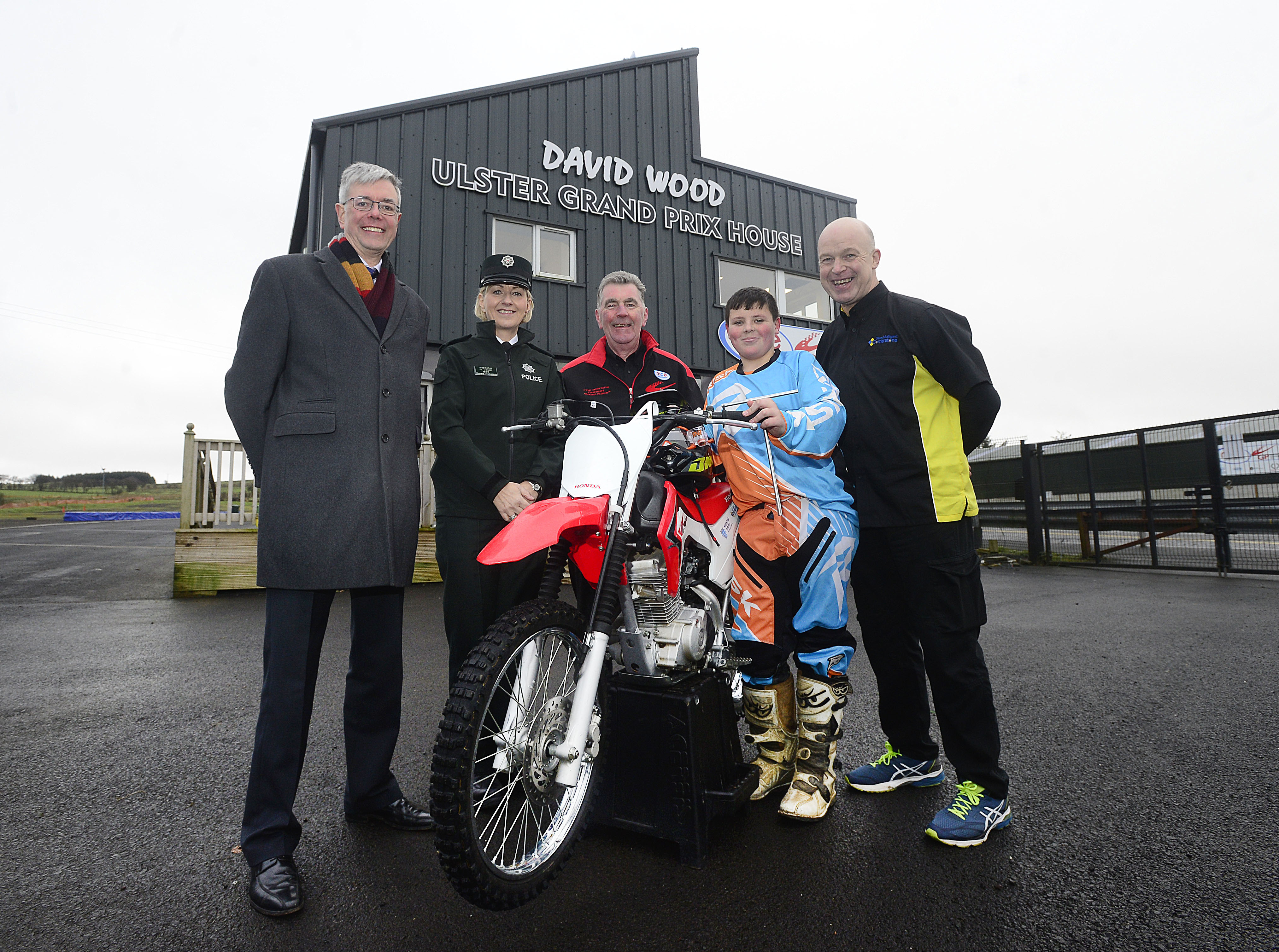 Motorcycle education project for young people launched by MCE Ulster Grand Prix with Department of Justice funding